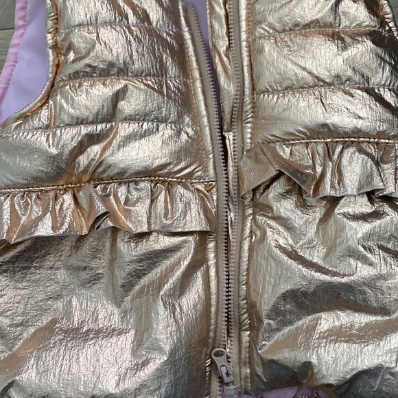 HOST PICK!! Toddler Girls Hudson Gold Colored Vest and Jeans Set - Picture 6 of 11